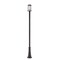 Z-Lite Millworks 2 Light Outdoor Post Mounted Fixture, Oil Rubbed Bronze & Clear Beveled 574PHMR-519P-ORB - alternate 2